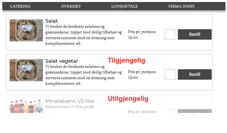 Catering - Oslolunsj